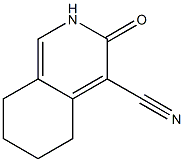 3-氧代-2,3,5,6,7,8-六氢异喹啉-4-腈 结构式