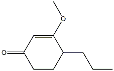 2-Cyclohexen-1-one,3-methoxy-4-propyl-(9CI) 结构式