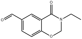 2H-1,3-Benzoxazine-6-carboxaldehyde,3-ethyl-3,4-dihydro-4-oxo-(9CI) 结构式