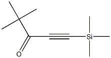 4,4-dimethyl-1-(trimethylsilyl)pent-1-yn-3-one 结构式