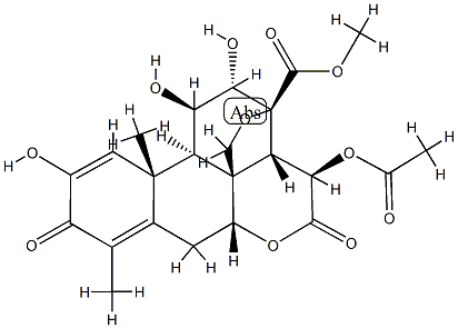 去氢鸦胆子苦素B 结构式