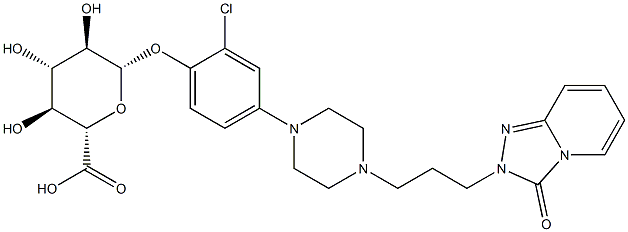4-羟基曲唑酮葡糖苷酸 结构式