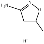 3-Isoxazolamine,4,5-dihydro-5-methyl-,conjugatemonoacid(9CI) 结构式