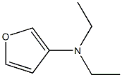 3-Furanamine,N,N-diethyl-(9CI) 结构式