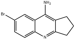 2,3-Dihydro-7-bromo-1H-cyclopenta[b]quinolin-9-amine 结构式