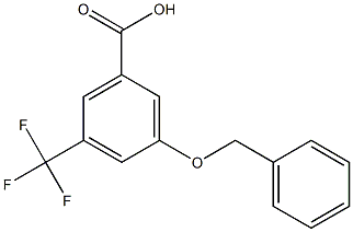 3-(benzyloxy)-5-(trifluoromethyl)benzoic acid 结构式