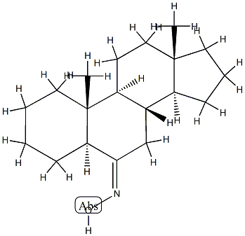 5α-Androstan-6-one oxime 结构式