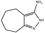 3-Cycloheptapyrazolamine,  2,4,5,6,7,8-hexahydro- 结构式