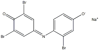 2,2',6-三溴-靛酚钠 结构式