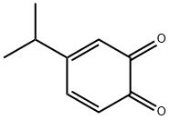 3,5-Cyclohexadiene-1,2-dione,4-(1-methylethyl)-(9CI) 结构式