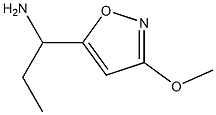 5-Isoxazolemethanamine,-alpha--ethyl-3-methoxy-(9CI) 结构式