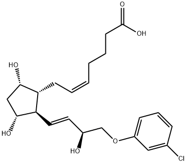 D-氯前列烯醇 结构式