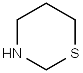 1,3-噻嗪烷 结构式