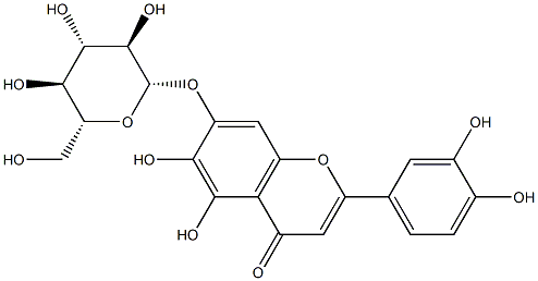 6-羟基木犀草苷 结构式