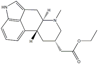 8β-(2-Acetoxyethyl)-6-methylergoline 结构式