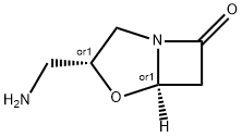 4-Oxa-1-azabicyclo[3.2.0]heptan-7-one,3-(aminomethyl)-,(3R,5R)-rel-(9CI) 结构式