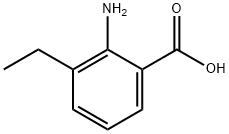 2-氨基-3-乙基苯甲酸 结构式
