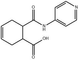 3-Cyclohexene-1-carboxylicacid,6-[(4-pyridinylamino)carbonyl]-(9CI) 结构式