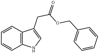 BENZYL 2-(3-INDOLYL)ACETATE 结构式