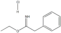 Benzeneethanimidicacid, ethyl ester, hydrochloride (1:1) 结构式