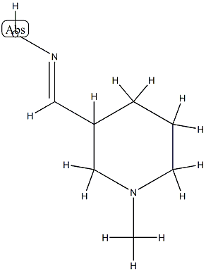 3-Piperidinecarboxaldehyde,1-methyl-,oxime,[C(E)]-(9CI) 结构式