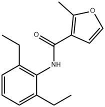 3-Furancarboxamide,N-(2,6-diethylphenyl)-2-methyl-(9CI) 结构式