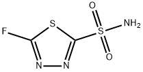 5-氟-1,3,4-噻二唑-2-磺酰胺 结构式