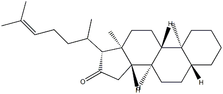 (20ξ)-5α-Cholest-24-en-16-one 结构式