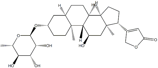 万年青苷 结构式