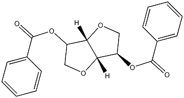 2-O,5-O-Dibenzoyl-1,4:3,6-dianhydro-D-iditol 结构式