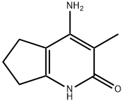 4-Amino-6,7-dihydro-3-methyl-5H-1-pyrindin-2-ol 结构式