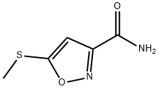 3-Isoxazolecarboxamide,5-(methylthio)-(9CI) 结构式