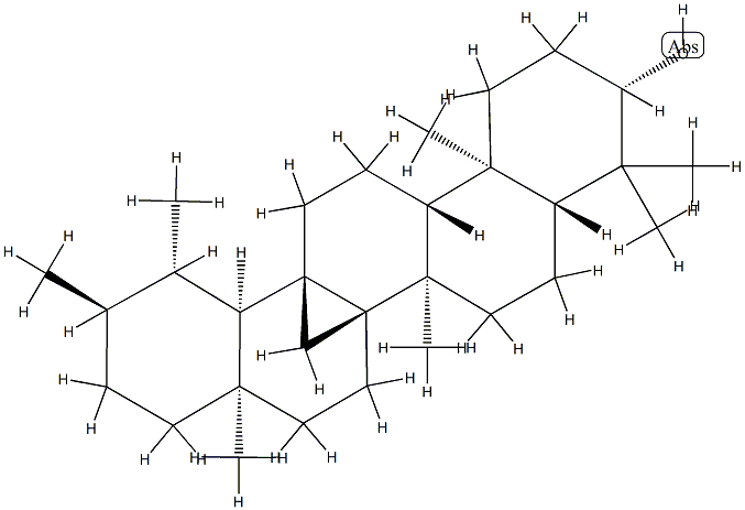 13,27-Cyclo-5α-ursan-3β-ol 结构式