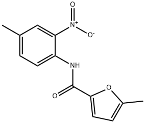 2-Furancarboxamide,5-methyl-N-(4-methyl-2-nitrophenyl)-(9CI) 结构式