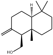 (4aα)-2-Methylene-5,5,8aβ-trimethyldecalin-1β-methanol 结构式