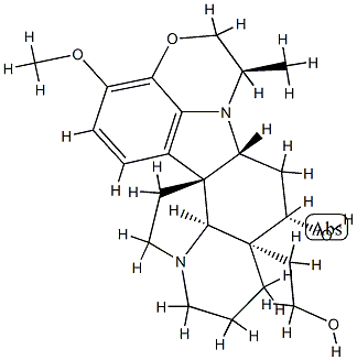 16-Methoxy-22α-methyl-4,25-secoobscurinervan-4β-ol 结构式