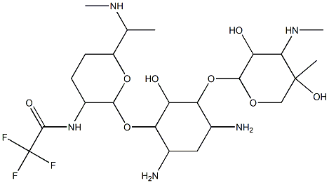 monotrifluoroacetyl gentamicin 结构式