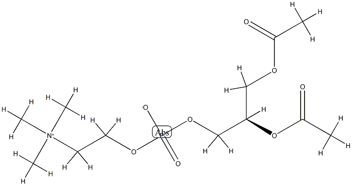 Diacetyl-L-Glycerophosphorylcholine 结构式