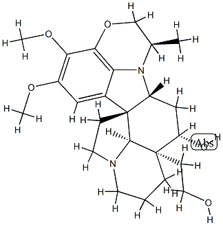 15,16-Dimethoxy-22α-methyl-4,25-secoobscurinervan-4β-ol 结构式