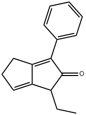 2(1H)-Pentalenone,1-ethyl-4,5-dihydro-3-phenyl-(9CI) 结构式