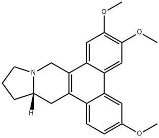 (13aS)-9,11,12,13,13aα,14-Hexahydro-3,6,7-trimethoxydibenzo[f,h]pyrrolo[1,2-b]isoquinoline 结构式