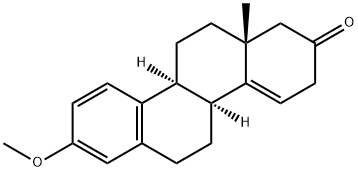 (8α)-3-Methoxy-D-homoestra-1,3,5(10),14-tetren-17-one 结构式