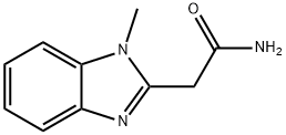 1H-Benzimidazole-2-acetamide,1-methyl-(9CI) 结构式