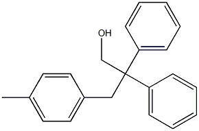 4-Methyl-β,β-diphenylbenzene-1-propanol 结构式