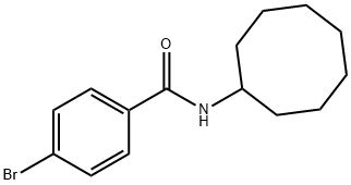 4-bromo-N-cyclooctylbenzamide 结构式