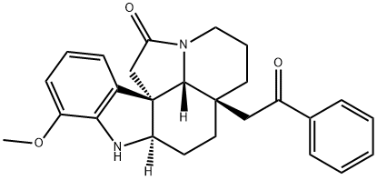 17-Methoxy-21-oxo-21-phenylaspidospermidin-10-one 结构式