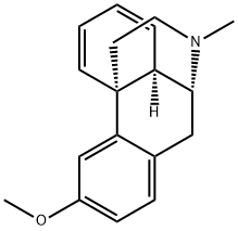 5,6,7,8-Tetradehydro-3-methoxy-17-methylmorphinan 结构式