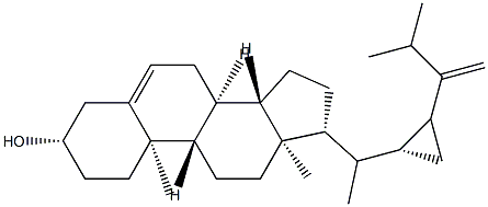 33-Norgorgosta-5,24(28)-dien-3β-ol 结构式