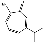 2,4,6-Cycloheptatrien-1-one,2-amino-6-(1-methylethyl)-(9CI) 结构式