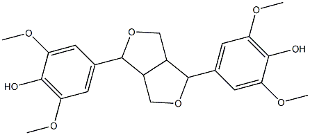 DIA-丁香树脂素 结构式